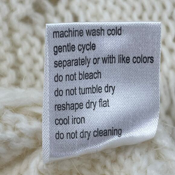 Anthropologie Elsamanda Women's Cable Knit Sweater, Wool/Alpaca Blend, Sz. M - Picture 8 of 11